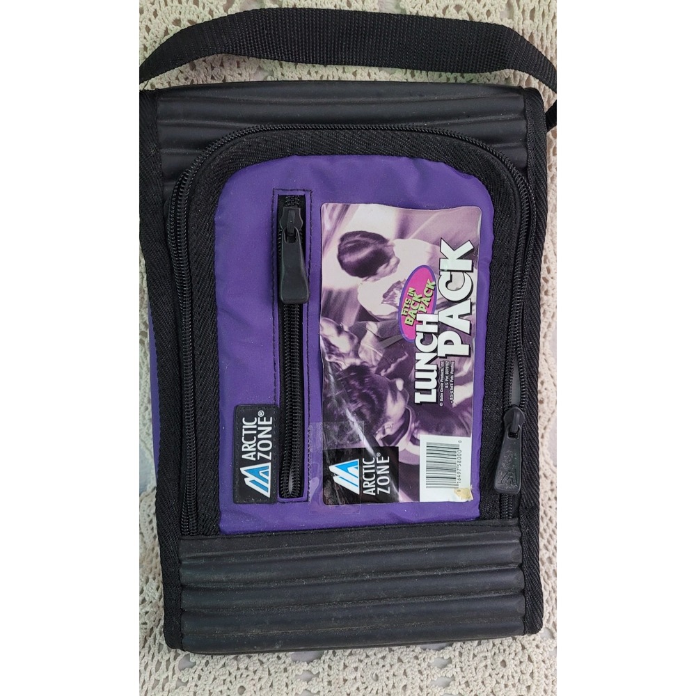 Arctic zone Purple Insulated lunch pack fits in backpack. Handle #1164